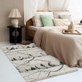 thumbnail image 3 of Brich Tree Rug - 4x6 Rug - Birch Rug - Brich Tree Area Rug - Forest Nature Plant Rugs - Black and White Carpet, 3 of 7