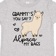 thumbnail image 4 of Inktastic Grammy's You Say Alpaca My Bags Boys or Girls Toddler T-Shirt, 4 of 5