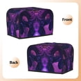 thumbnail image 3 of Yiaed Purple Starry Sky Antelope Print Two Slice Bread Machine Cover, Universal Size Kitchen Appliance Cover for Bread Machine,Bread Machine Cover, 3 of 7