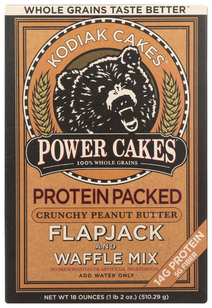 Kodiak Cakes Power Cakes Peanut Butter Pancake and Waffle Mix 18 Oz
