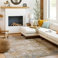 thumbnail image 2 of Surya Reina 79x79" Modern Polyester Rug in Cream/Light Gray/Tan/Denim, 2 of 6