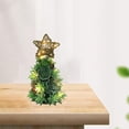 thumbnail image 4 of Árbol de Navidad de PVC epoxi, decoración navideña, bonsái para fiestas en interiores. F, 4 of 7