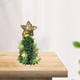 thumbnail image 4 of Árbol de Navidad de PVC epoxi, decoración navideña, bonsái para fiestas en interiores. F, 4 of 7