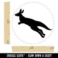 thumbnail image 2 of Kangaroo Jumping Solid Self-Inking Rubber Stamp Ink Stamper - Blue Ink - Medium 1 Inch, 2 of 7