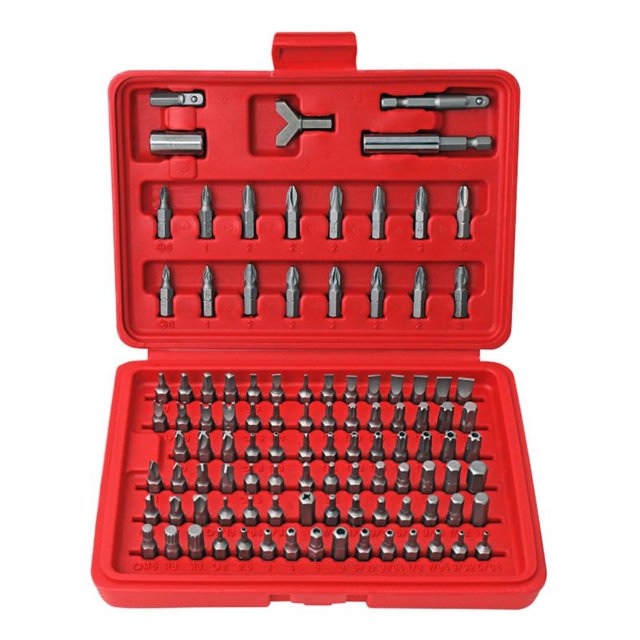 105-Piece Screwdriver Set Plum Hexagon Screwdriver Screwdriver Screwdriver Socket Toolbox
