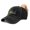 Black, variant on Ponytail Cap Women's Baseball Cap Embroidered Softball Embroidery Sun Hat with Ponytail Hole High Pony Hat Cotton Mustard Design Only