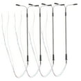 thumbnail image 4 of OUNONA 4 Pcs Easy to Install Mini Lamp Post Mini Street Light Model Stainless Steel Detailed Design, 4 of 8