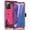Pink, variant on GoldCherry for Samsung Galaxy Note 20 Ultra Case,Heavy Duty Shockproof Full Body Protection Rugged Hybrid Case Cover with Swivel Belt Clip and Kickstand for Samsung Galaxy Note 20 Ultra(Blue)