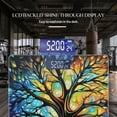 thumbnail image 3 of High Precision Body Weight Scale Smart Bathroom Scales with Large LCD Display(400lbs),Decorative for Bedroom-Colorful Tree With Many Branches And Leaves In The Forest At Night, 3 of 4