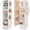 Gold, variant on Best Choice Products Rotating Mirror w/ Storage Cabinet, Swivel Jewelry Armoire, Shelves, Jewelry Organizer, Hooks - Gold