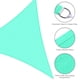 thumbnail image 4 of Yescom 2 Pack 22Ft Triangle Sun Shade Sail UV Block Commercial Carpark Pool Camping Playground Outdoor Pearl Aqua, 4 of 10