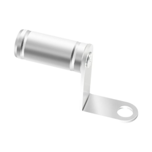 Espejo retrovisor universal para motocicleta, montaje de extensión, espejo extensible para manillar. Plata