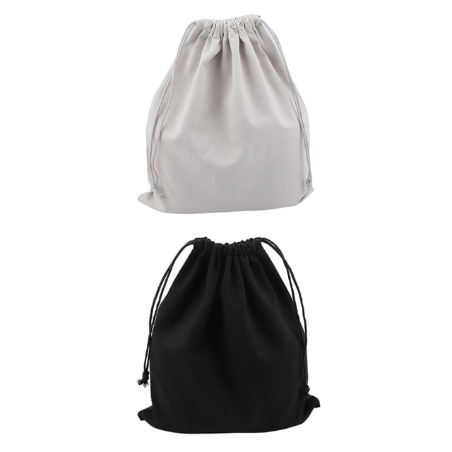 2 Bolsas De Lona Portátiles Con Cordón Para Almacenamiento De Zapatos, Bolsa Organizadora De Lavandería