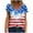 Yellow-Sweatshirt, variant on Qetyuw Womens 4th of July Shirts Plus Size Patriotic American Flag Graphic Tshirts Cute Short Sleeve Tees V Neck Blouses Tops Workout Tops for Women
