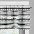 thumbnail image 3 of Ambesonne Ethnic Window Valance, Rhombuses Bullseye Circle, 54" X 12", Pale Grey White, 3 of 5