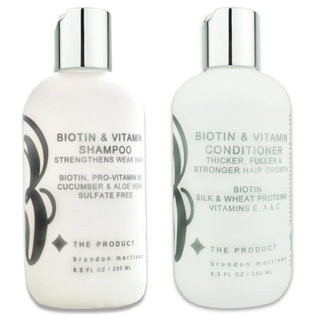 Biotin Vitamin Hair Growth Shampoo & Conditioner SET-(High