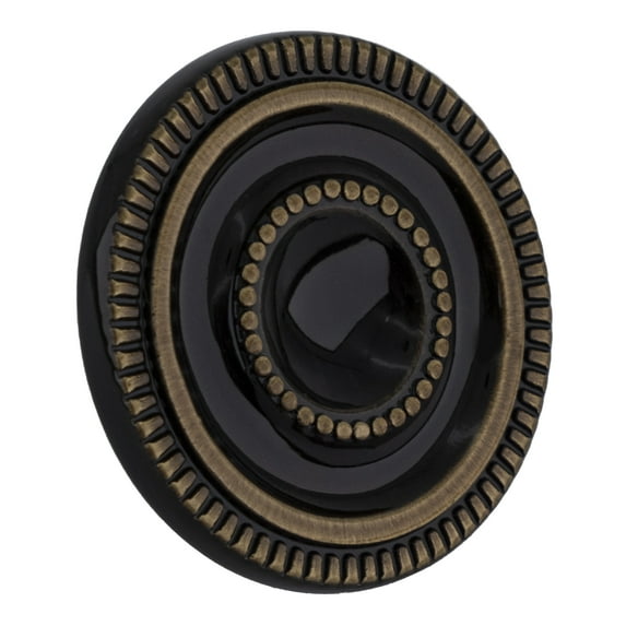 Amerock BP3448AE-XCP10 Antique Brass Contemporary Round Large Head Kitchen Cabinet Knob 1-3/8" Diameter - pack of 10