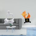 thumbnail image 2 of Estatua De Pensador Abstracto Inspirada En Carpa Innovadora, Escultura Artesanal De Resina Moderna Para Sala De Estar, Dormitorio, Oficina, Escritorio, Decoración Del Hogar., 2 of 8