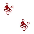 thumbnail image 3 of Banda para el cabello de alta elasticidad Sonducket 20 piezas Rojo, 3 of 6