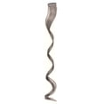 thumbnail image 1 of Xiao Hua Extensiones de cabello de colores, 6 piezas, 18 pulgadas, con clip, arcoíris, un color, para fiestas, mechones sintéticos largos y ondulados, para mujeres, regalos de fiesta, gris oscuro, 1 of 2