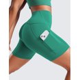 thumbnail image 4 of CRZ YOGA Butterluxe Biker Shorts Pockets 5" High Waisted Workout Athletic Yoga Womens, 4 of 4