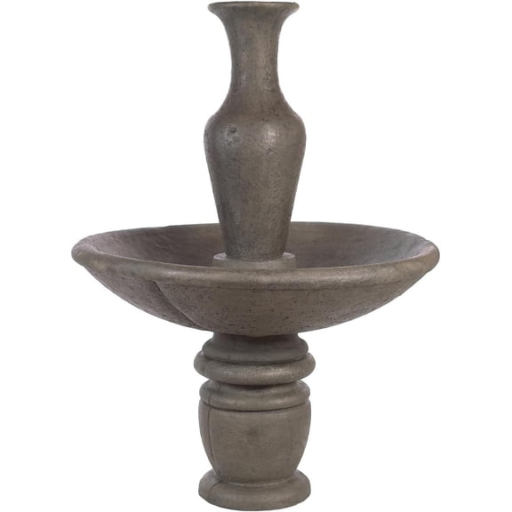 Solid Rock Stoneworks Water Jar Fountain - 61" Tall - Espresso