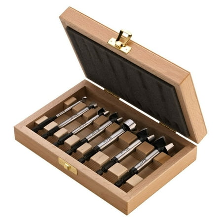 UPC: 9002696197058 | Fisch 7 Pc Wood Box Imperial Forstner Bit Set