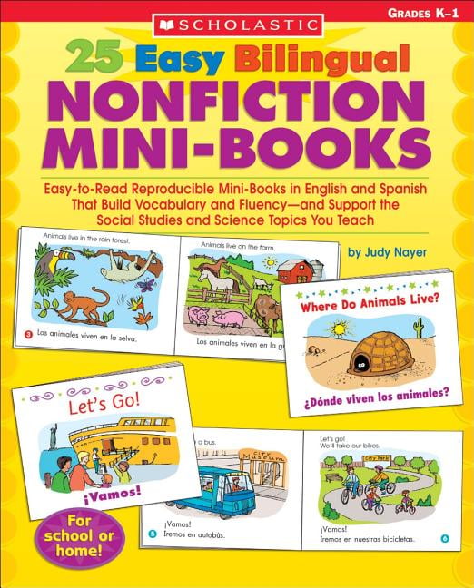 Teaching Resources 25 Easy Bilingual Nonfiction MiniBooks EasyTo