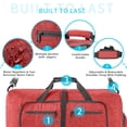 thumbnail image 3 of Bolsa de viaje Vomgomfom 65 L 85 L 115 L con compartimento para zapatos, 3 of 7