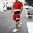 thumbnail image 2 of Costume à Manches Courtes 3D pour Hommes, Short de Plage Tropical pour Sports Actifs, 2 of 4