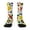 Sky Blue, variant on MEICHEN Women's Mardi Gras Themed Comfortable Cute Printed Mid Calf Sports Socks Fashion Clothing Accessories for Women