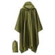 thumbnail image 3 of Poncho de lluvia con capucha Yuyangstore Verde Poncho Adultos, 3 of 8