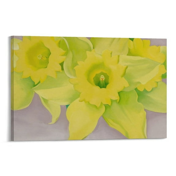 Georgia O'Keeffe Abstract Painter Flowers Painting Art Poster Canvas Painting Decor Wall Print Photo Gifts Home Modern Decorative Posters 08x12inch(20x30cm)