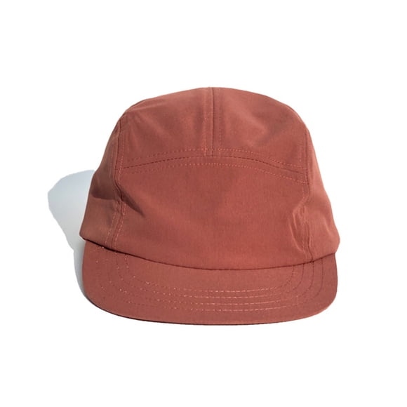 Sonducket Gorra lisa con visera ajustable con panel Sombrero de béisbol ajustable informal para papá Sombreros Rojo