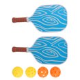 thumbnail image 4 of Juego De Paletas De Pickleball De Fibra De Vidrio, Paletas De Pickleball, Absorbentes Del Sudor, Ligeras, 2 Juegos Con 1 Bolsa De Almacenamiento Para Entrenamiento, 4 of 7