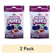(2 pack) Primed Warrior Berry Puffs, 3.5 oz. Resealable Stand Up Bag