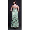thumbnail image 4 of Bimba Robe Longue Décontractée en Rayonne Florale pour Femmes Bretelles Spaghetti Maxi Robe d'Été-grande, 4 of 4