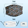 thumbnail image 3 of Cute Rhodesian Ridgeback Dog Graphic Printed Cloth Face Masks Reusable Washable Adjustable for Adults (1 PCS), 3 of 5