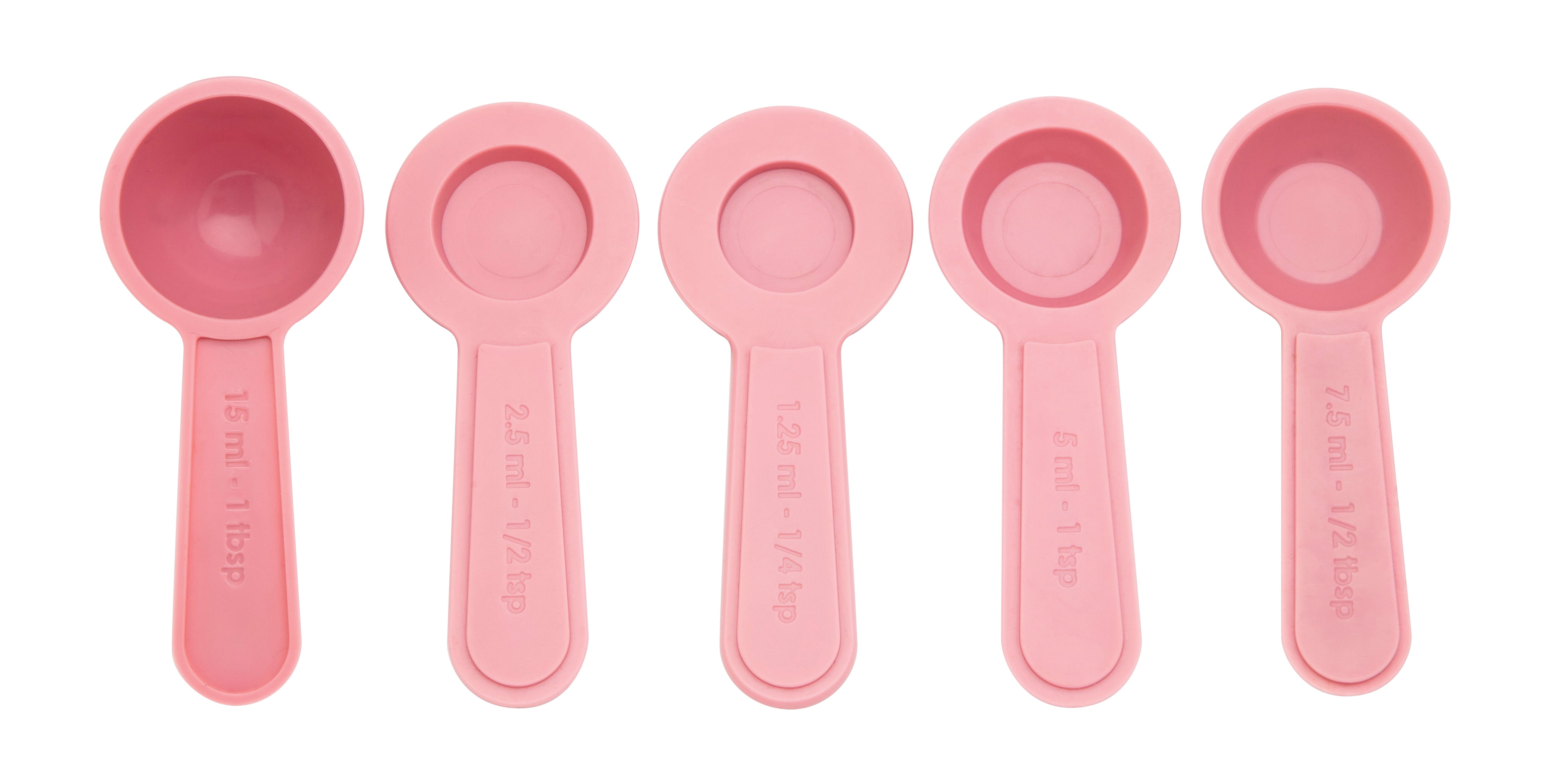Joie Oinokoink 5 Piece Pink Measuring Spoon Set Walmart Com