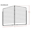 thumbnail image 4 of Arrow 10 x 9 ft Charcoal Rear Wall Kit For Steel Carport, 4 of 14