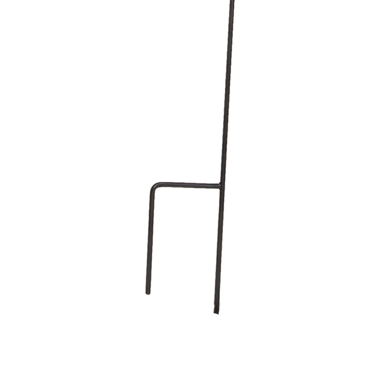 Expert Gardener 48 in Metal Garden Shepherd Hook, Powder-Coated Black, 1 Pack