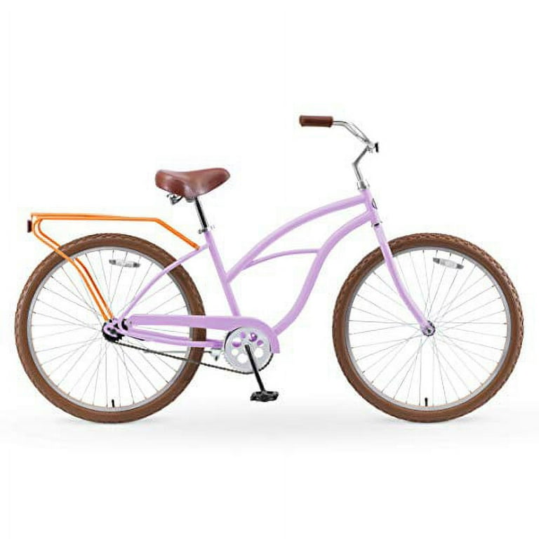 Sixthreezero around the block women's cheap cruiser bike with rear rack