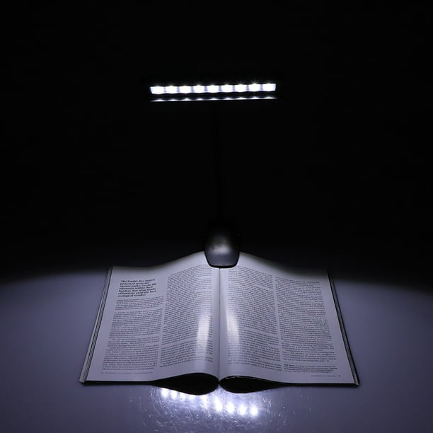 Lampe de Lecture Pupitre Orchestre Musique à 9 LED à Pince Clip