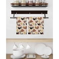 thumbnail image 3 of Farmhouse Rooster Kitchen Dish Towels for Drying Dishes Set of 4, Vintage Watercolor Flowers Beige Waffle Weave Microfiber Hand Tea Bathroom Towels Quick Dry & Absorbent Towel 15.7x23.6, 3 of 7
