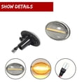 thumbnail image 3 of GTINTHEBOX For MINI Cooper R55 R56 R57 R58 R59 Clear Amber LED Fender Side Marker Lights, 3 of 11