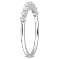 thumbnail image 2 of 1/3 Carat (Ctw) Lab-Grown Diamond Anniversary Band Ring in Sterling Silver for Women, 2 of 7