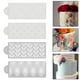 thumbnail image 2 of Molde de colador de azúcar de plástico de estilo DIY, plantilla de impresión de Fondant, plantilla de pastel de boda hueca, plantilla de decoración de bordes, herramientas para hornear Deng Xun unisex, 2 of 2