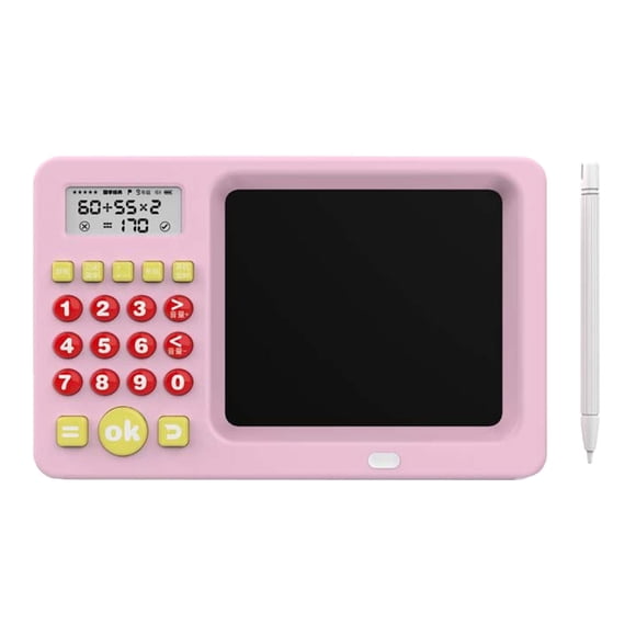 Interactive Electronic Math Game with Sketch Pad - Educational Math Learning Games for Kids: Addition, Subtraction, Multiplication, Division, Number Comparison
