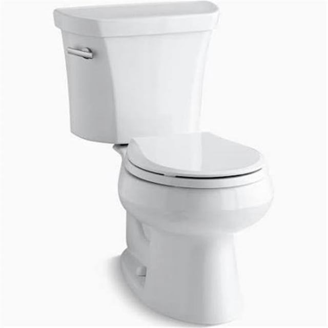 Kohler K39970 Wellworth avant Rond 1,28 GPF Toilette&44; Blanc