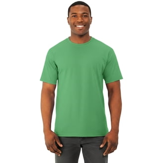 Camiseta Básica De Algodón Pesado Gildan - Color Verde Militar, Talla 3XL, Cuello De Tortuga, Manga Corta
